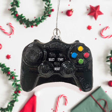 Load image into Gallery viewer, Video Game Controller Glass Christmas Ornament