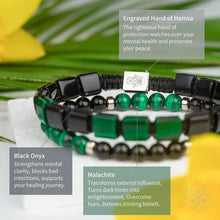 Carregar imagem no visualizador da galeria, Fortress of Heart & Mind: Bracelet Set for Mental Healing