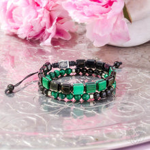 Carregar imagem no visualizador da galeria, Fortress of Heart & Mind: Bracelet Set for Mental Healing