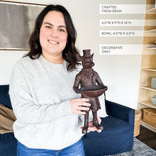 Cargar imagen en el visor de la galería, Standing Fox Bronze Bowl | Dapper Critters Collection