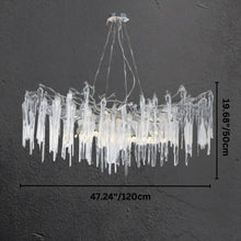 Carregar imagem no visualizador da galeria, Glere Round Chandelier