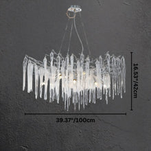 Carregar imagem no visualizador da galeria, Glere Round Chandelier
