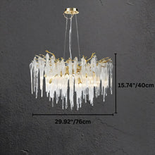 Carregar imagem no visualizador da galeria, Glere Round Chandelier