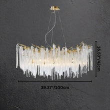 Carregar imagem no visualizador da galeria, Glere Round Chandelier