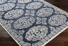 Load image into Gallery viewer, Glenoma Blue Regency Wool Rug