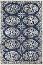 Load image into Gallery viewer, Glenoma Blue Regency Wool Rug