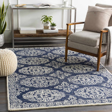 Load image into Gallery viewer, Glenoma Blue Regency Wool Rug