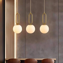 Carregar imagem no visualizador da galeria, Gong Alabaster Pendant Light