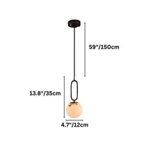 Carregar imagem no visualizador da galeria, Gong Alabaster Pendant Light