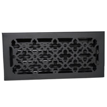 Cargar imagen en el visor de la galería, Cast Aluminum Gothic Vent Cover - Black