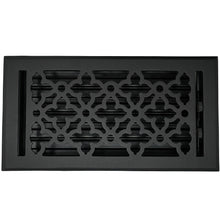 Cargar imagen en el visor de la galería, Cast Aluminum Gothic Vent Cover - Black