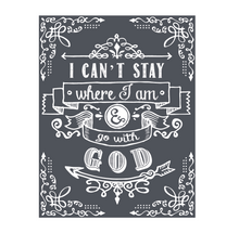 Carregar imagem no visualizador da galeria, Go with God - Mesh Stencil 8.5x11