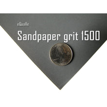 Carregar imagem no visualizador da galeria, 1500 Grit Sandpaper Sheets – 10 Pack, 9x11 in, Wet or Dry Use