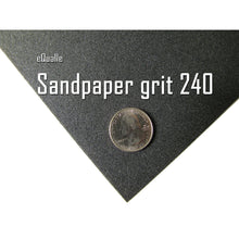 Carregar imagem no visualizador da galeria, 240 Grit Sandpaper Sheets – 50 Pack, 9x11 in, Wet or Dry Use
