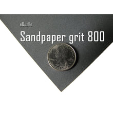 Carregar imagem no visualizador da galeria, 800 Grit Sandpaper Sheets – 10 Pack, 9x11 in, Wet or Dry Use