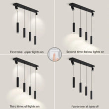 Carregar imagem no visualizador da galeria, Hanging Light for Modern Kitchen Island with Adjustable Aluminum Spotlights