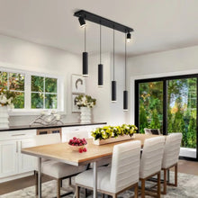 Carregar imagem no visualizador da galeria, Hanging Light for Modern Kitchen Island with Adjustable Aluminum Spotlights