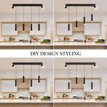 Carregar imagem no visualizador da galeria, Hanging Light for Modern Kitchen Island with Adjustable Aluminum Spotlights