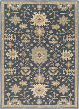 Carregar imagem no visualizador da galeria, Caesar 1154 Navy Wool Rug