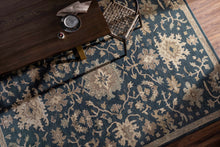 Carregar imagem no visualizador da galeria, Caesar 1154 Navy Wool Rug
