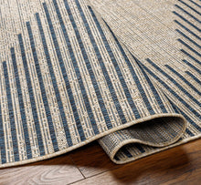 Load image into Gallery viewer, Stephan Blue & Gray Outdoor Rug