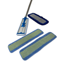 Load image into Gallery viewer, Microfiber Flat Scrub Mop