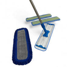 Load image into Gallery viewer, Microfiber Flat Scrub Mop