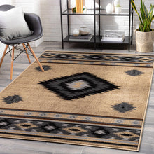 Load image into Gallery viewer, Buckhaven Brown Aztec Carpet