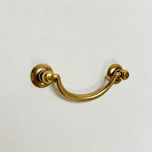 Load image into Gallery viewer, Brass Ring Pulls "Bail" Antique Brass Hardware