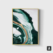 Carregar imagem no visualizador da galeria, Green Opulence Canvas Painting (6 pack)
