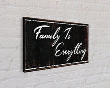 Cargar imagen en el visor de la galería, Family is Everything, Canvas Sign, Family Wall Decor, Family Signs, Wood Family Sign, Family Decor, Family Wood Canvas Sign, Gift for Family