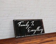 Cargar imagen en el visor de la galería, Family is Everything, Canvas Sign, Family Wall Decor, Family Signs, Wood Family Sign, Family Decor, Family Wood Canvas Sign, Gift for Family