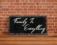 Cargar imagen en el visor de la galería, Family is Everything, Canvas Sign, Family Wall Decor, Family Signs, Wood Family Sign, Family Decor, Family Wood Canvas Sign, Gift for Family