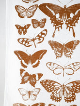 Carregar imagem no visualizador da galeria, Butterfly Tea Towel Terra-cotta