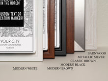 Load image into Gallery viewer, Choose Any City - Custom Map Art - Office Decor Travel Gift Custom Map City Canvas Print Home Town Streets Map Art Wall Poster Gift