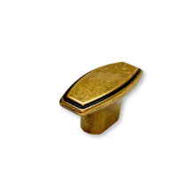 Carregar imagem no visualizador da galeria, Backplate Antique Brass "Portofino" Drawer Pull and Knob