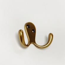 Load image into Gallery viewer, Antique Brass "Capri" Medium Modern Wall Hat and Coat Hook