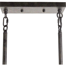 Load image into Gallery viewer, Anmytek Kitchen Island Pendant Lighting with Bubble Glass Shade Industrial Rustic Chandelier Retro Ceiling Light or Edison Vintage Hanging Light Fixture 5-Lights (C0039)