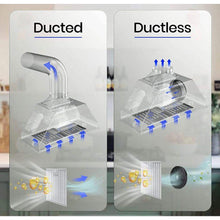 Load image into Gallery viewer, Range Hood Insert, EKON NAB01-30IN 900CFM Built-in Range Hoods Ducted/Ductless with 4-Speed Soft Touch Panel Control/Dishwasher-safe Filters, Kitchen Hoods for Over Kitchen Stove