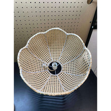 Load image into Gallery viewer, Arturesthome Indoor Hanging Ceiling Light Fixture, Hand Woven Vintage Lotus Flower Pendant Lamp Chandelier for Kitchen Living Room Bedroom Crafts Lampshade