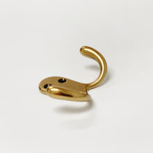 Load image into Gallery viewer, Antique Brass "Capri" Medium Modern Wall Hat and Coat Hook