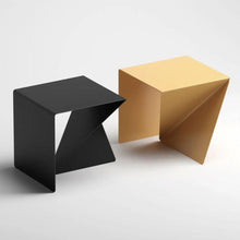 Carregar imagem no visualizador da galeria, Japanese Style Asymmetrical Metal Coffee Table