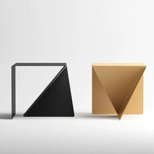 Carregar imagem no visualizador da galeria, Japanese Style Asymmetrical Metal Coffee Table