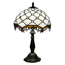 Carregar imagem no visualizador da galeria, Jewel Roman Tiffany Lamp Antique | Glass Tabletop