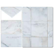 Carregar imagem no visualizador da galeria, Giallo Calacatta White Marble Tile - Livfloors Collection