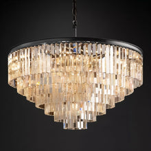 Carregar imagem no visualizador da galeria, Kimasu Tiered Round Chandelier