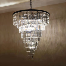 Carregar imagem no visualizador da galeria, Kimasu Tiered Round Chandelier