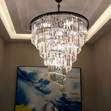 Carregar imagem no visualizador da galeria, Kimasu Tiered Round Chandelier