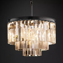 Carregar imagem no visualizador da galeria, Kimasu Tiered Round Chandelier