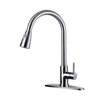 Carregar imagem no visualizador da galeria, Brushed Nickel Pull Out Spray Pull out  Kitchen Sink Tap Single Lever Mixer Faucet